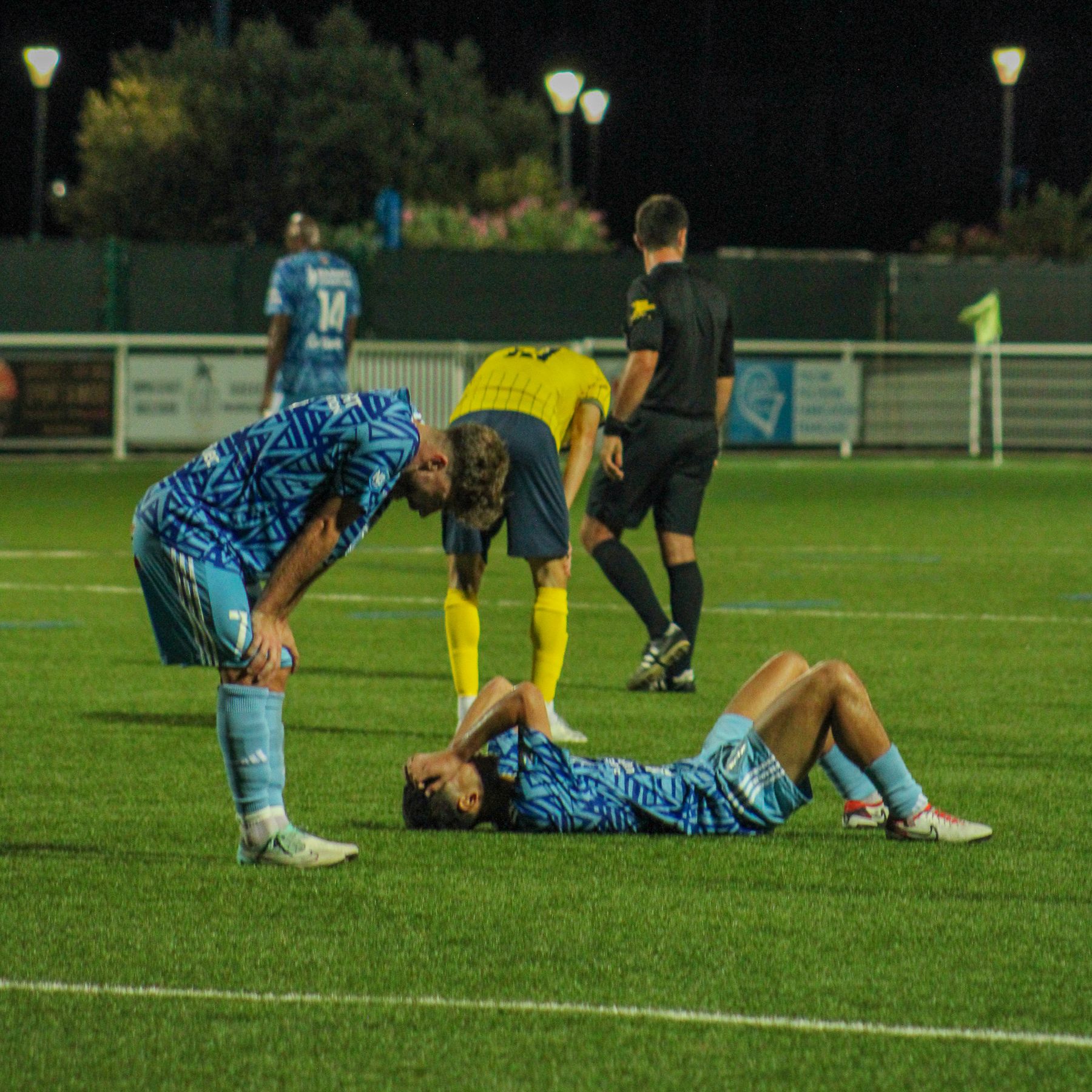 Déception après match